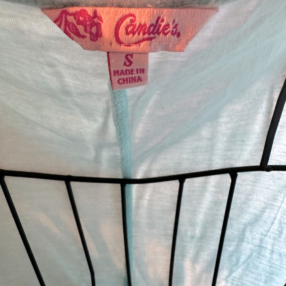 Light blue Candies top, size small - Picture 3 of 4
